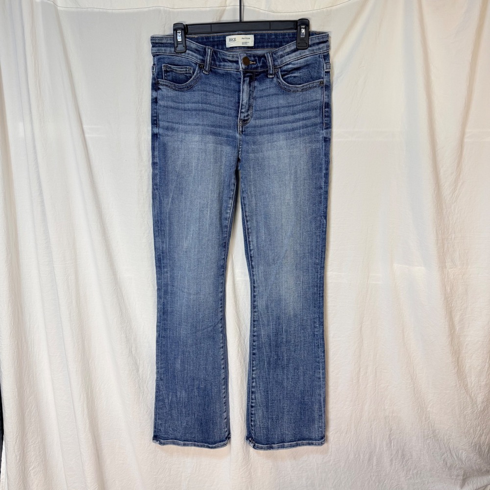 BKE Payton Jeans 27x31.5 Blue Mid Rise Bootcut Universal Fit Stretch Denim